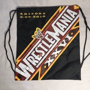 Wrestlemania XXVI 2010 drawstring backpack